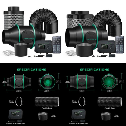 Mars hydro ventilatore - hydro, in